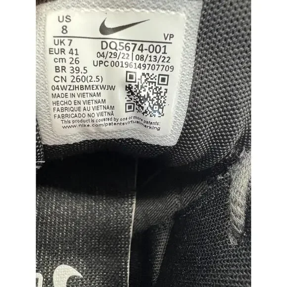 Nike Air Penny 2 Stussy Black Sneakers Shoes DQ5674-001 M8/W9.5 New - Picture 3 of 16